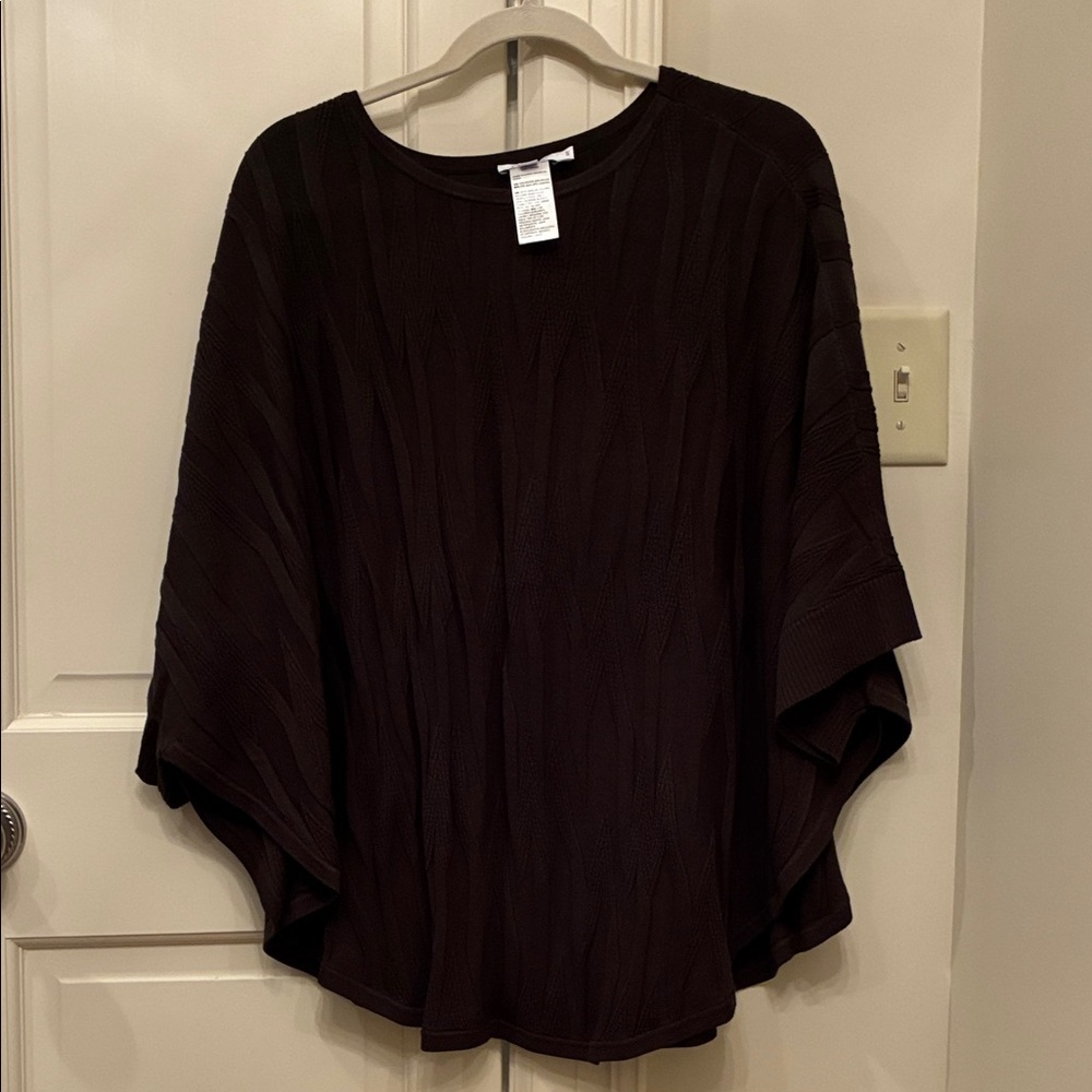Chico’s moss olive green poncho